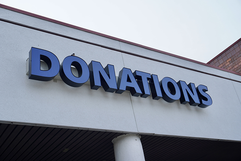 A Goodwill Thrift store sign